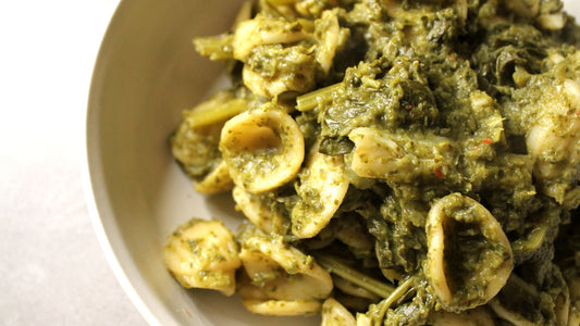 FIGO PAX - Italian style - Creamy broccoli rabe pasta - orecchiette con cime di rapa 