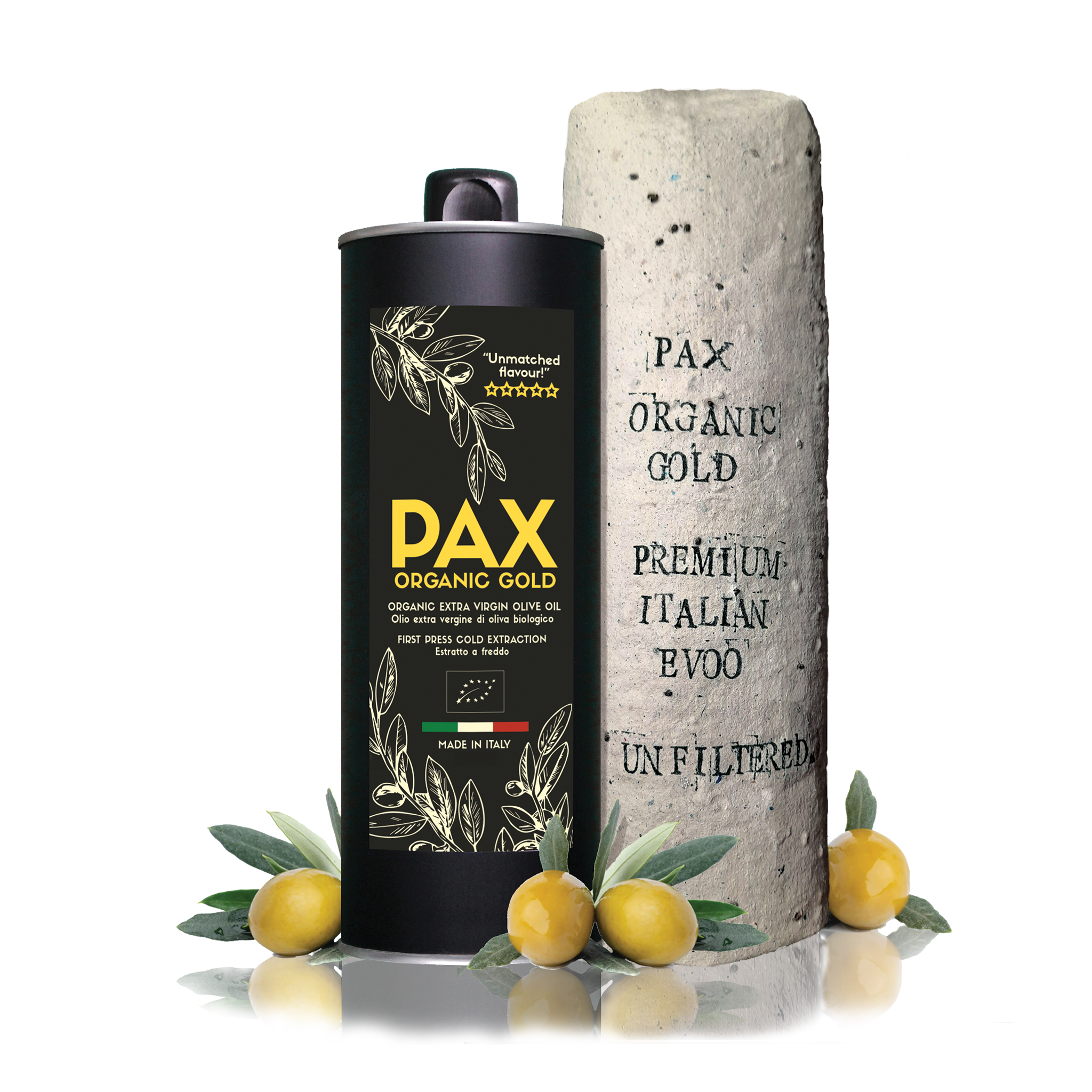 Pax Organic Gold: EVOO CRU (500ML)